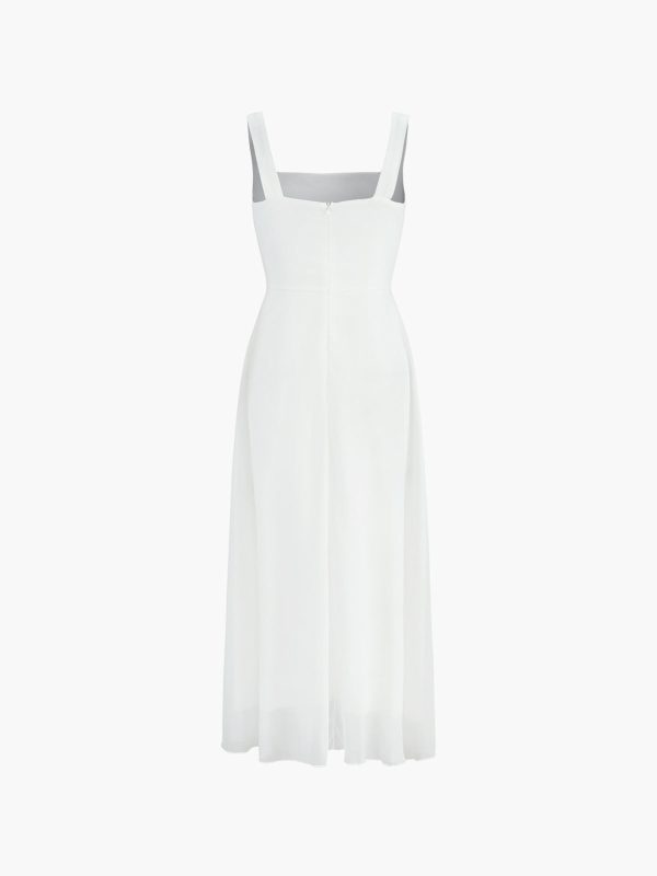 Semi-Sheer Cami Long Dress - Image 3