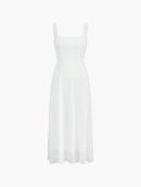 Semi-Sheer Cami Long Dress