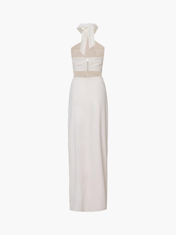 Crisscross Cutout Halter Split Knit  Long Dress - Image 7