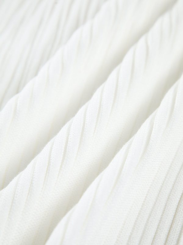 Plain Short Sleeve Knit Top - Image 13