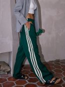 Casual Striped Patchwork Pants