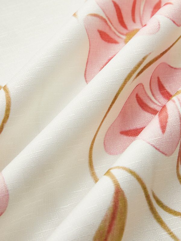 Romantic Print Sleeveless Short Dress - Image 7