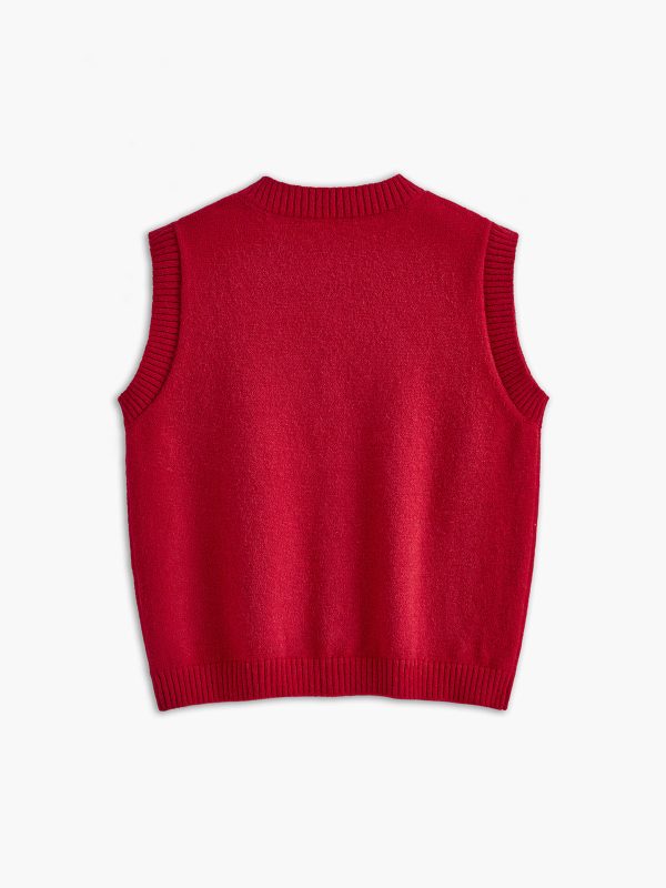 Casual Button Up Sweater Vest - Image 9