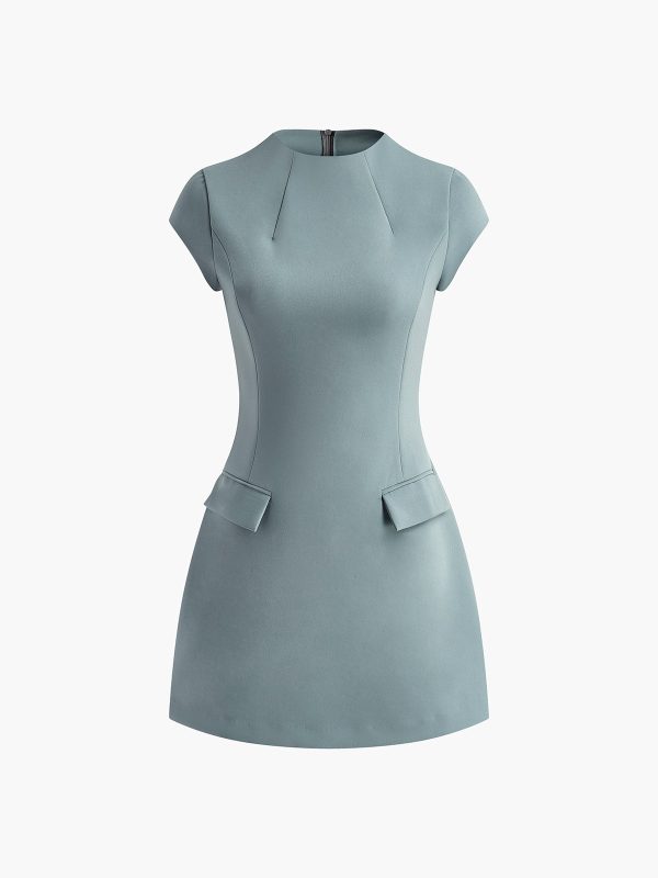Elegant A-line Mini Dress - Image 9