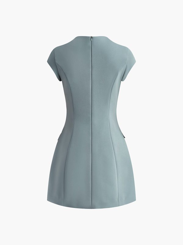 Elegant A-line Mini Dress - Image 10