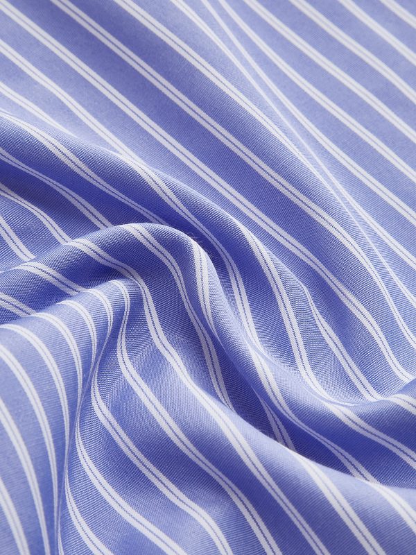 Casual Striped Wide Leg Pants - Image 9