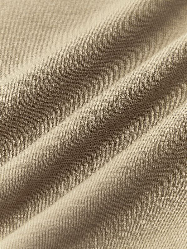 Ribbed Knit Long Sleeve Asymmetric Shirt - Image 7