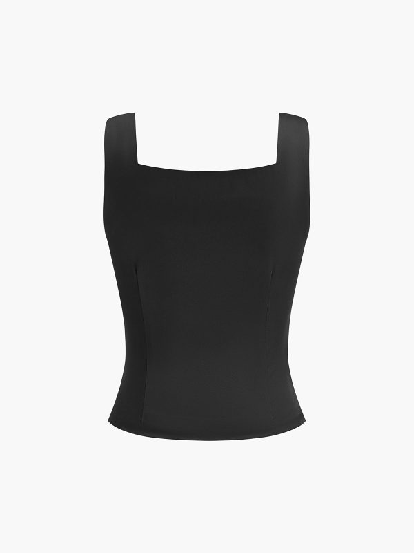 Casual Button-Front Strappy Top - Image 7