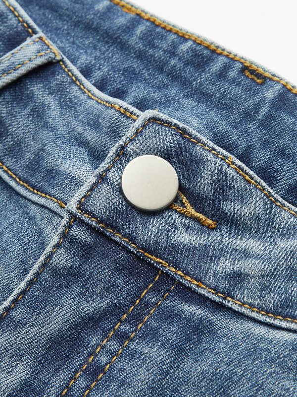 High-Waist Denim Bootcut Jeans - Image 6
