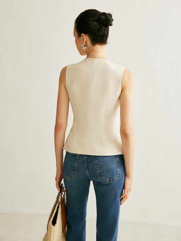 Metal Detail Split Vest - Image 6
