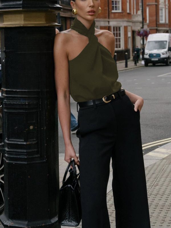 Cross Halter Tank Top - Image 7