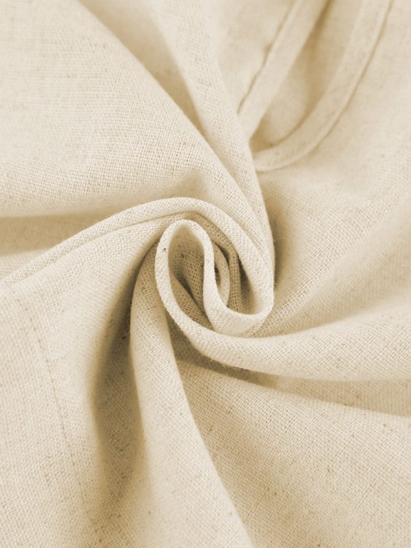 Utility Linen Two Piece Wide Leg Pants Set - Image 5